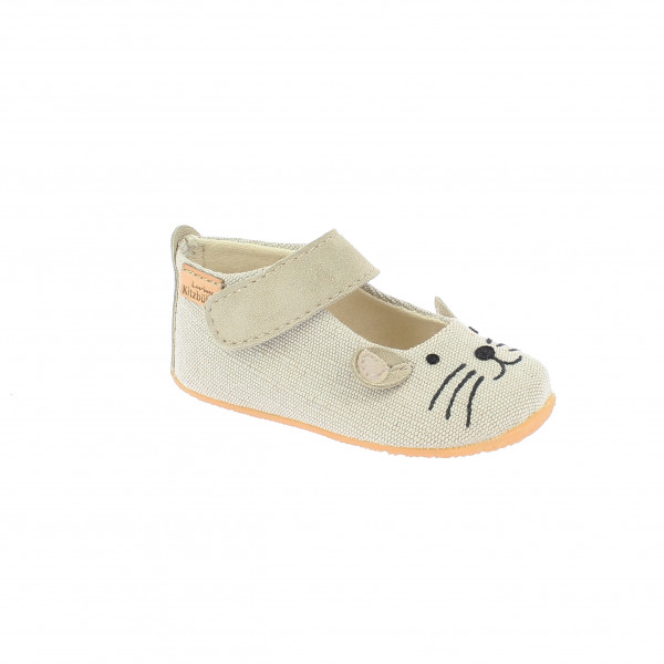 Living Kitzbühel - Baby's Ballerina Maus - Hüttenschuhe Gr 21 beige von Living Kitzbühel