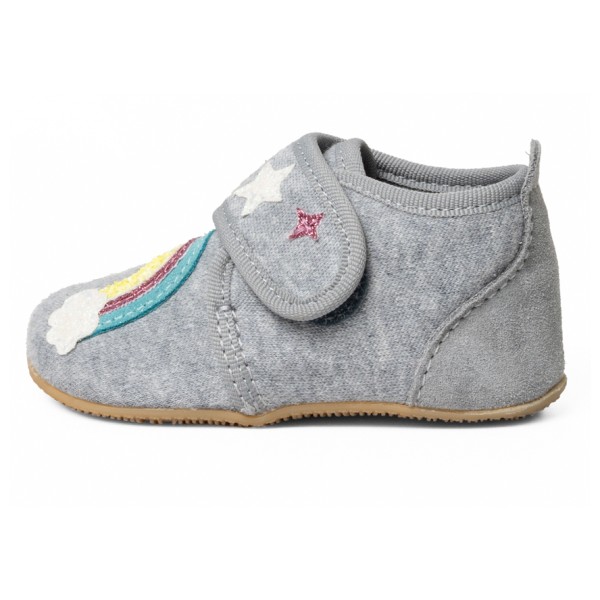 Living Kitzbühel - Baby's Einhornzauber Klettmodell - Hüttenschuhe Gr 22;23;24;25;26 beige;grau von Living Kitzbühel