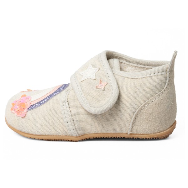 Living Kitzbühel - Baby's Einhornzauber Klettmodell - Hüttenschuhe Gr 22 beige von Living Kitzbühel