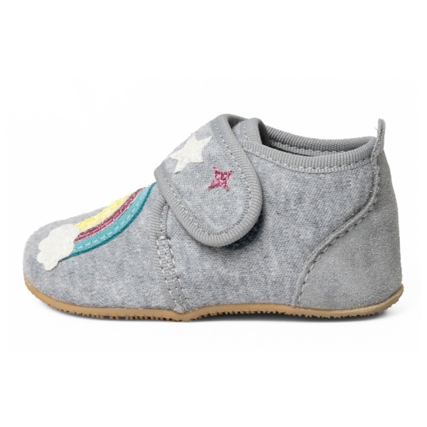 Living Kitzbühel - Baby's Einhornzauber Klettmodell - Hüttenschuhe Gr 26 grau von Living Kitzbühel