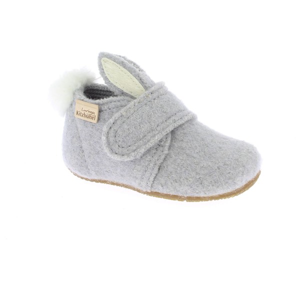 Living Kitzbühel - Baby's Klettschuh Hase mit Ohren - Hüttenschuhe Gr 20;21;22;23;24;25;26;30 beige;grau von Living Kitzbühel