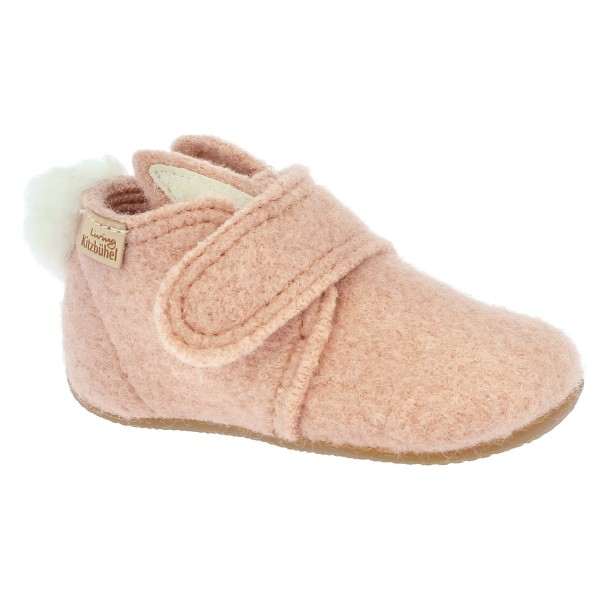 Living Kitzbühel - Baby's Klettschuh Hase mit Ohren - Hüttenschuhe Gr 20 beige von Living Kitzbühel