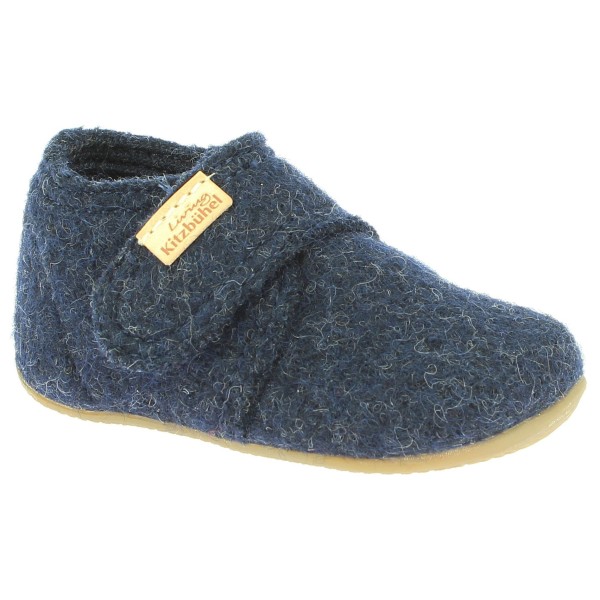 Living Kitzbühel - Baby's Klettschuh Unifarben - Hüttenschuhe Gr 22 blau von Living Kitzbühel