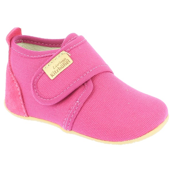 Living Kitzbühel - Baby's Klettschuh Unifarben - Hüttenschuhe Gr 22 rosa von Living Kitzbühel