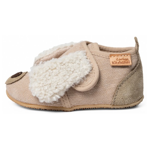 Living Kitzbühel - Kid's Babyklett Hermann Hund - Hüttenschuhe Gr 20 beige von Living Kitzbühel