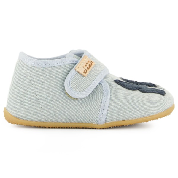 Living Kitzbühel - Kid's Babyklett Wal - Hüttenschuhe Gr 20 grau von Living Kitzbühel