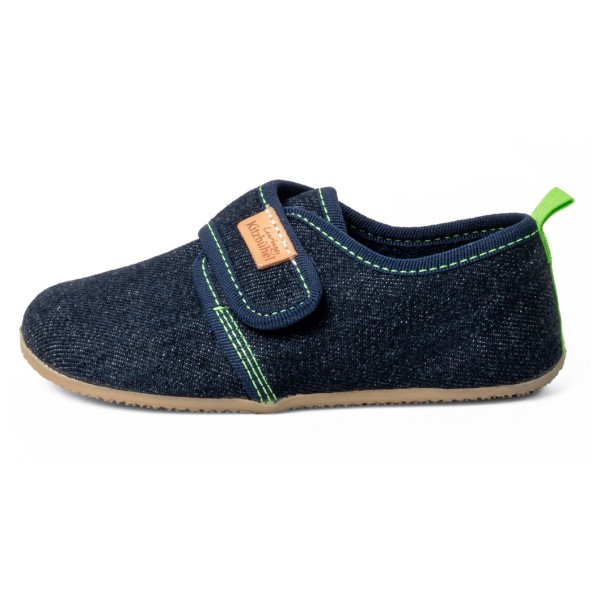 Living Kitzbühel - Kid's Klettmodell Soccer Champ - Hüttenschuhe Gr 29 blau von Living Kitzbühel