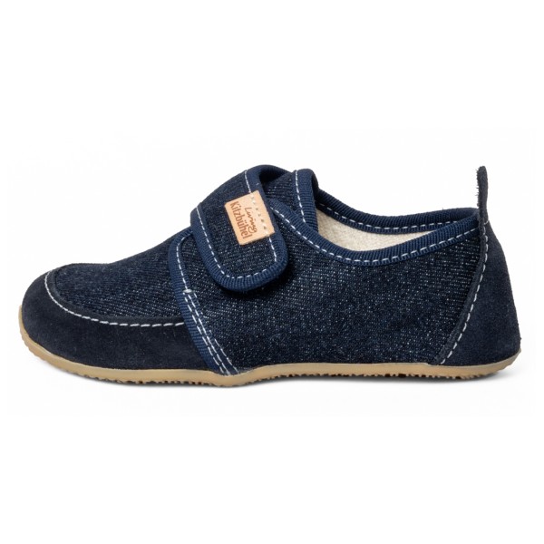 Living Kitzbühel - Kid's Klettmodell Ulli Uni - Hüttenschuhe Gr 25 blau von Living Kitzbühel