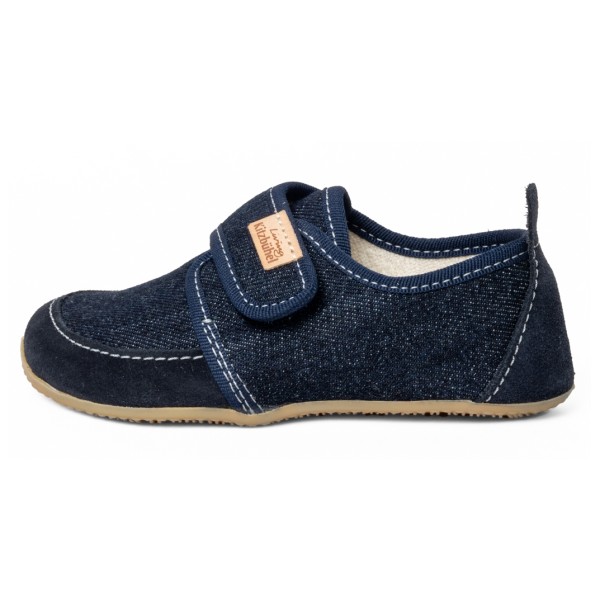 Living Kitzbühel - Kid's Klettmodell Ulli Uni - Hüttenschuhe Gr 32 blau von Living Kitzbühel