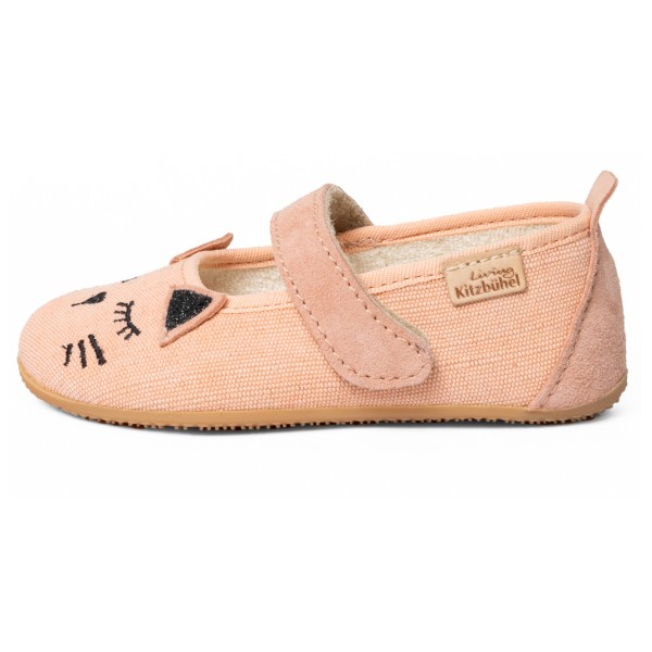 Living Kitzbühel - Kid's Schlafendes Kätzchen Ballerina - Hüttenschuhe Gr 25;26;27;29;30;31 beige von Living Kitzbühel