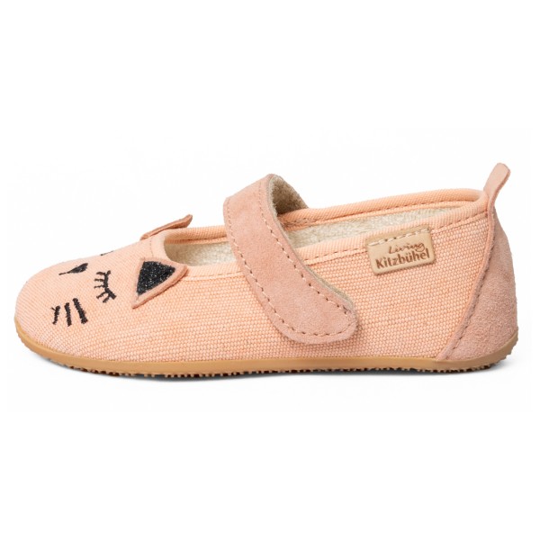 Living Kitzbühel - Kid's Schlafendes Kätzchen Ballerina - Hüttenschuhe Gr 25 beige von Living Kitzbühel