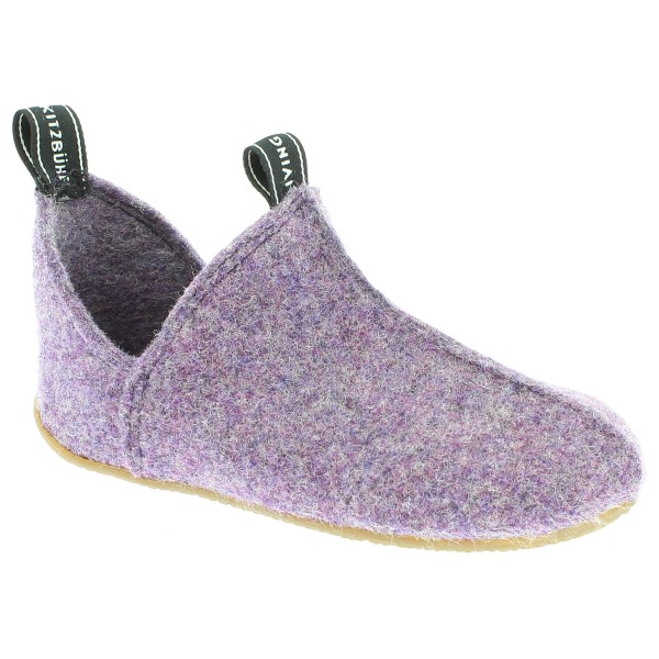 Living Kitzbühel - Kid's Slipper Filz mit Mittelnaht - Hüttenschuhe Gr 23 lila von Living Kitzbühel