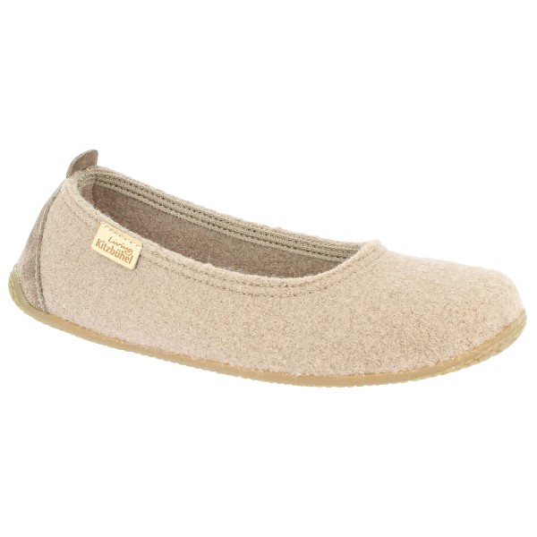 Living Kitzbühel - Women's Ballerina Uni - Hüttenschuhe Gr 36 beige von Living Kitzbühel