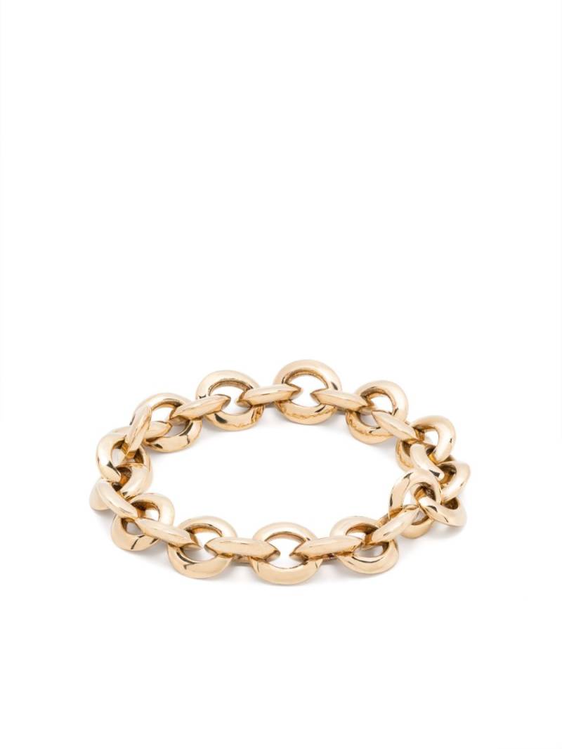 Lizzie Mandler Fine Jewelry 18kt yellow gold Micro Soft chain-link ring von Lizzie Mandler Fine Jewelry