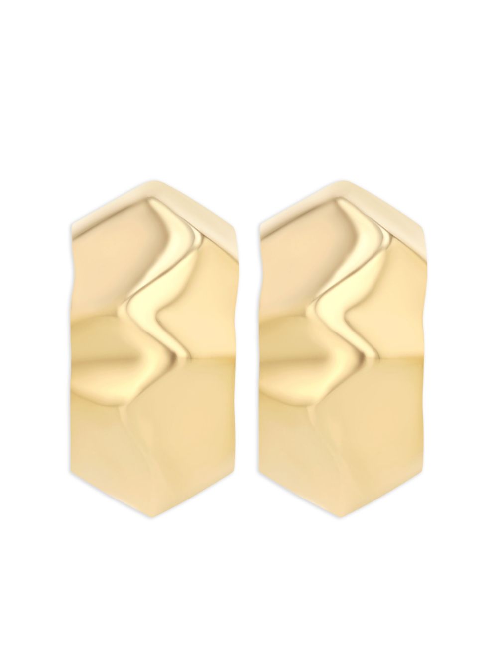 Lizzie Mandler Fine Jewelry 18kt yellow gold Small Wave earrings von Lizzie Mandler Fine Jewelry