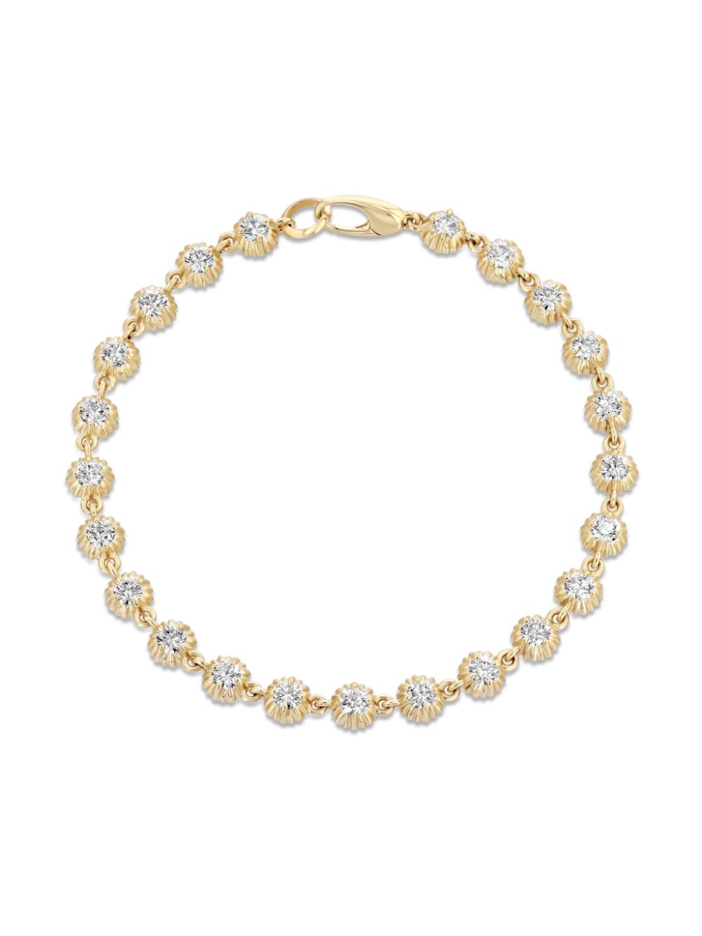 Lizzie Mandler Fine Jewelry 18kt yellow gold diamond bracelet von Lizzie Mandler Fine Jewelry