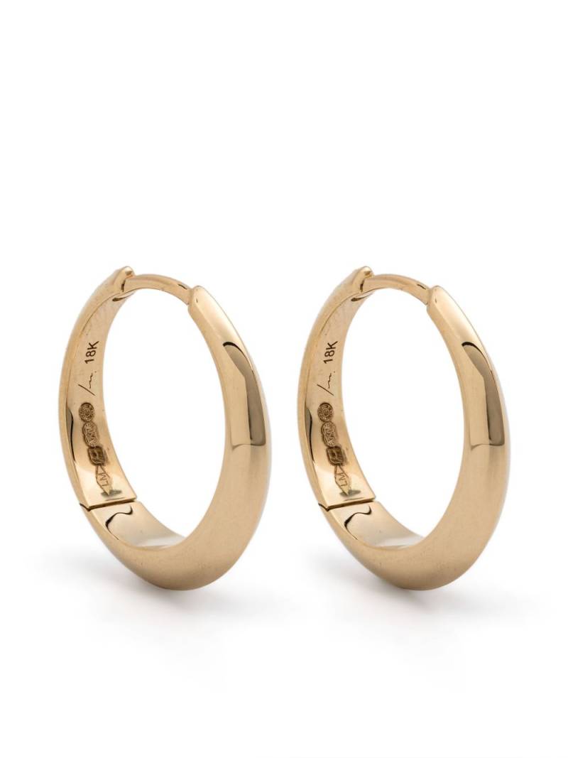 Lizzie Mandler Fine Jewelry 18kt yellow gold large Crescent hoop earrings von Lizzie Mandler Fine Jewelry