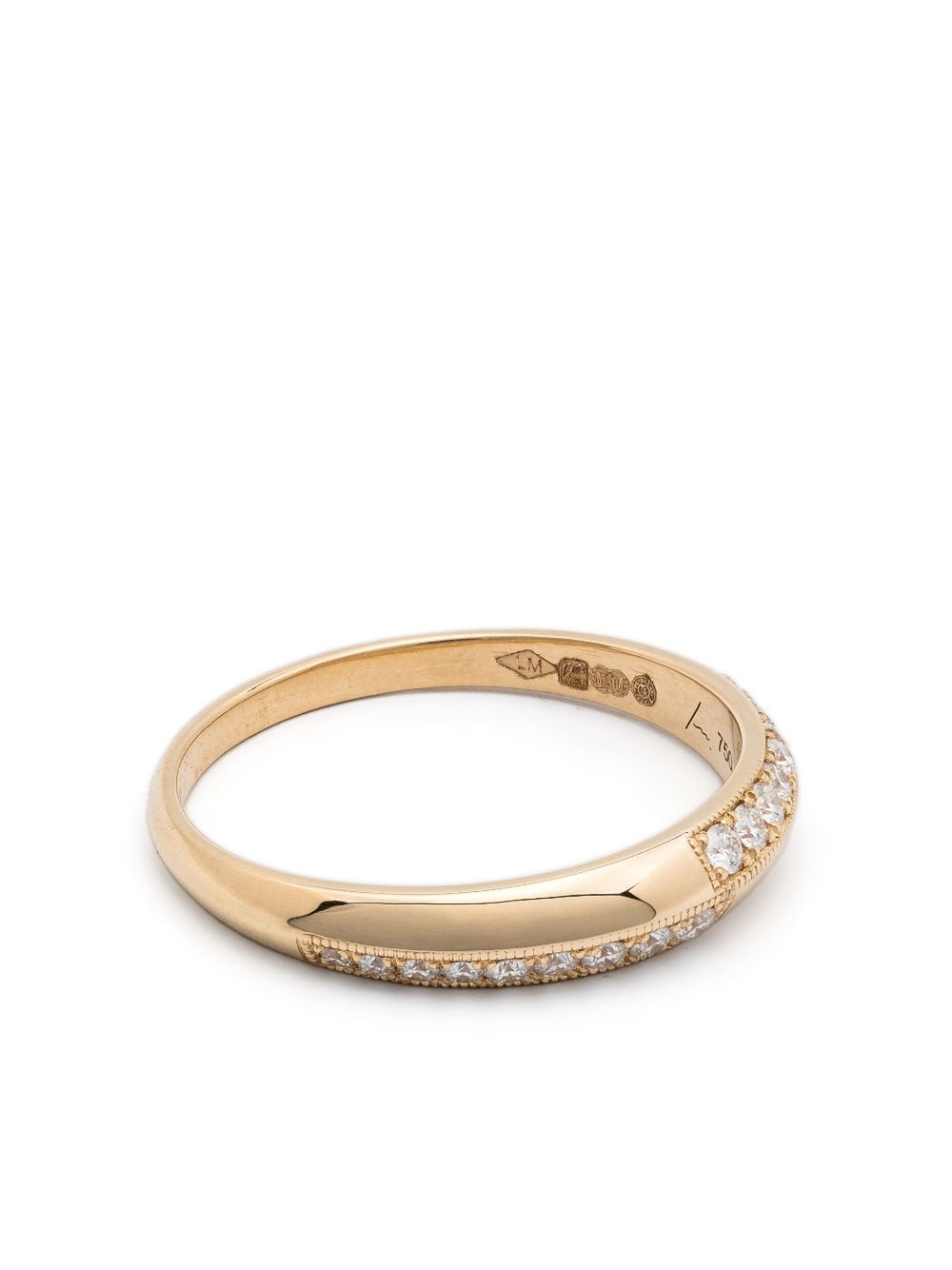 Lizzie Mandler Fine Jewelry 18kt yellow gold petite Crescent ring von Lizzie Mandler Fine Jewelry