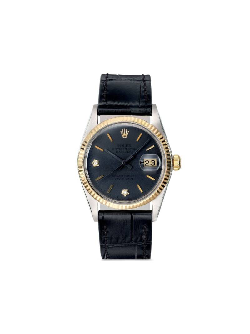 Lizzie Mandler Fine Jewelry customised Datejust 36mm - Blue von Lizzie Mandler Fine Jewelry