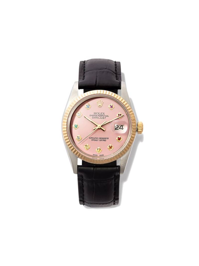 Lizzie Mandler Fine Jewelry pre-owned customised Datejust 30mm - Pink von Lizzie Mandler Fine Jewelry