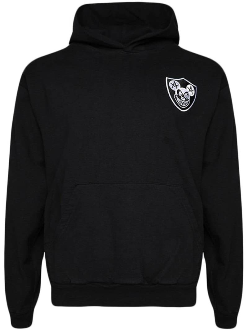 Local Authority Mischief Shield cotton hoodie - Black von Local Authority