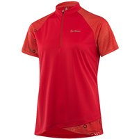 LÖFFLER Damen Radtrikot Axo Rise HZ rot | 46 von Löffler