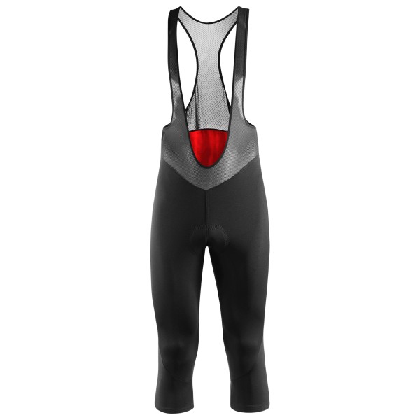 Löffler - 3/4 Bike Bib Tights Transtex Basic Gel - Velohose Gr 48;50;52;54 schwarz/grau von Löffler