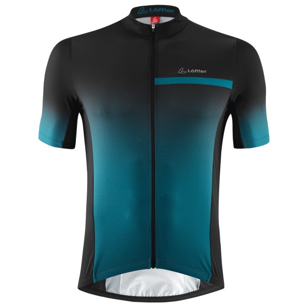 Löffler - Bike Jersey Full-Zip Coogan Mid - Velotrikot Gr 56 schwarz von Löffler