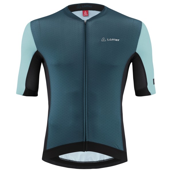 Löffler - Bike Jersey Full-Zip Core Hotbond - Velotrikot Gr 50 blau von Löffler
