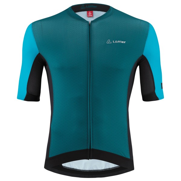 Löffler - Bike Jersey Full-Zip Core Hotbond - Velotrikot Gr 56 blau von Löffler