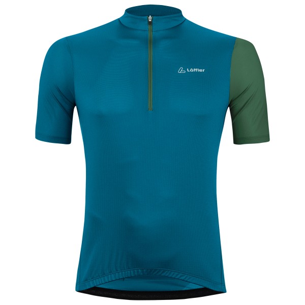 Löffler - Bike Jersey Half-Zip Pureblo Mid - Velotrikot Gr 48 blau von Löffler