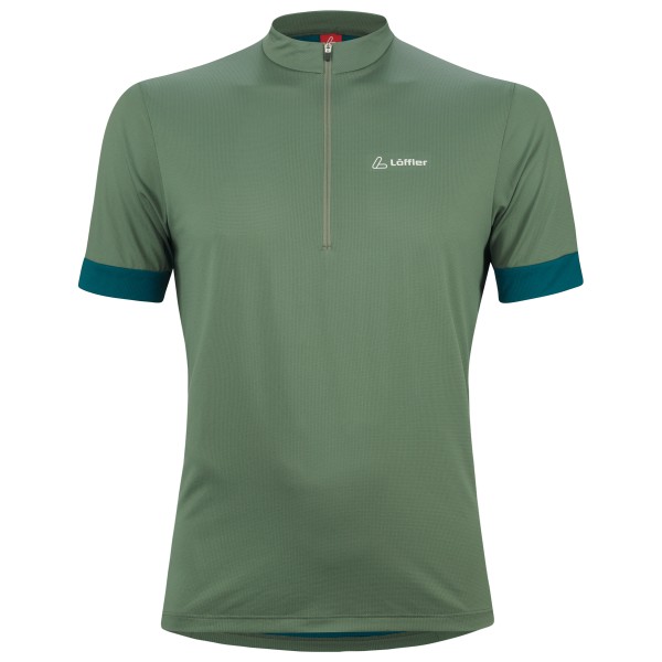 Löffler - Bike Shirt Half-Zip Pukka - Velotrikot Gr 48 grün/oliv von Löffler
