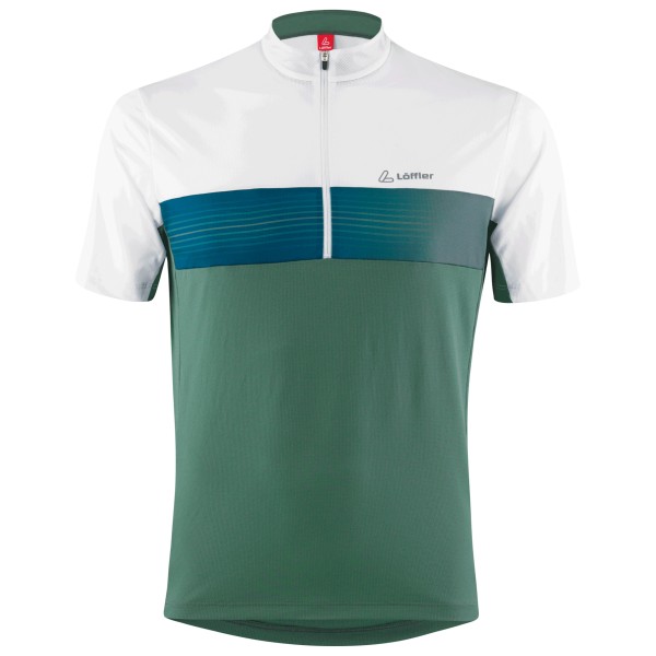 Löffler - Bike Shirt Half Zip Scala - Velotrikot Gr 48 grün von Löffler