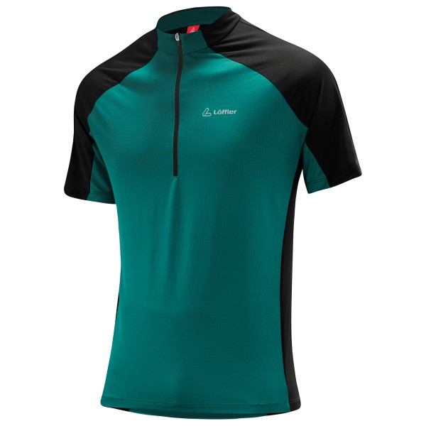 Löffler - Bike Shirt Halfzip Alpha 3,0 - Velotrikot Gr 52 türkis von Löffler