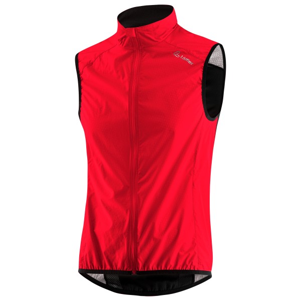 Löffler - Bike Vest WPM Pocket - Velogilet Gr 48 rot von Löffler