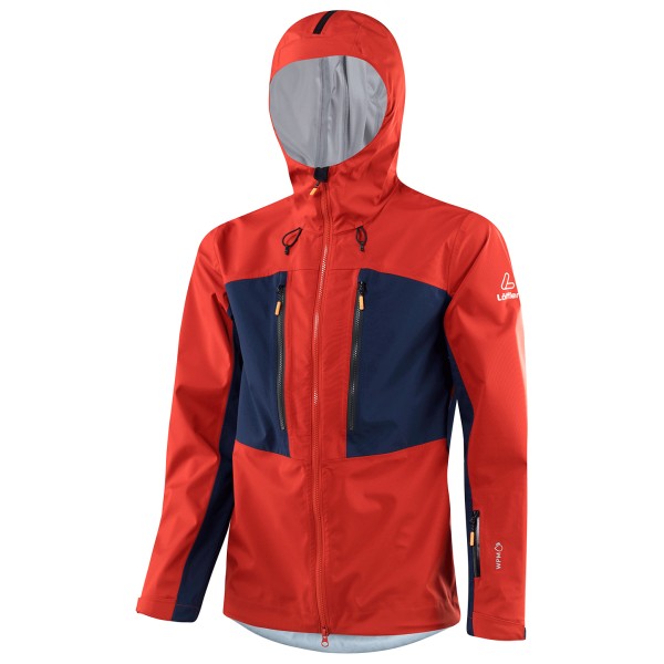 Löffler - Hooded Jacket Severo WPM Protect - Regenjacke Gr 48 rot von Löffler