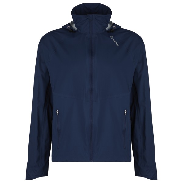 Löffler - Jacket with Hood Comfort Fit WPM Pocket - Velojacke Gr 58 blau von Löffler