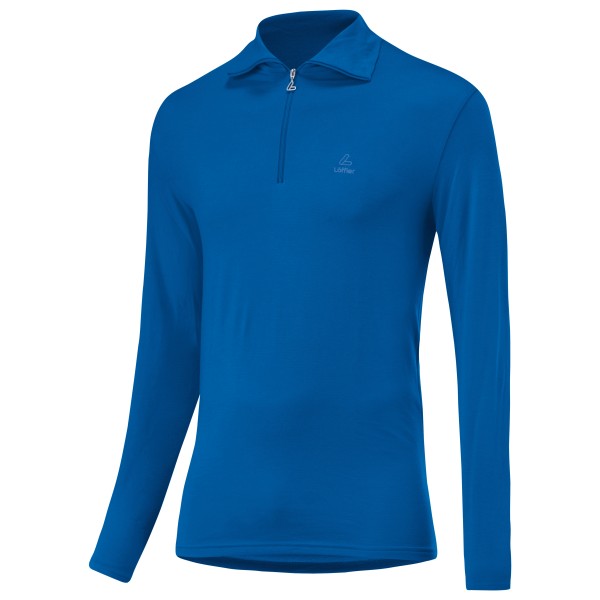 Löffler - Midlayer Evo Turtle Transtex - Fleecepullover Gr 58 blau von Löffler