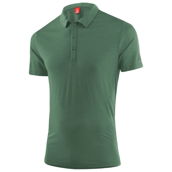 Löffler - Poloshirt Merino-Tencel - Polo-Shirt Gr 54 oliv von Löffler
