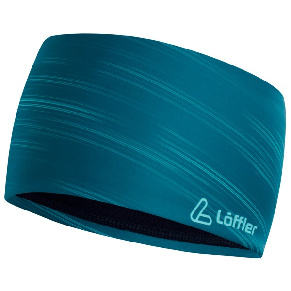 Löffler - Snowfall Design Headband - Stirnband Gr One Size blau von Löffler