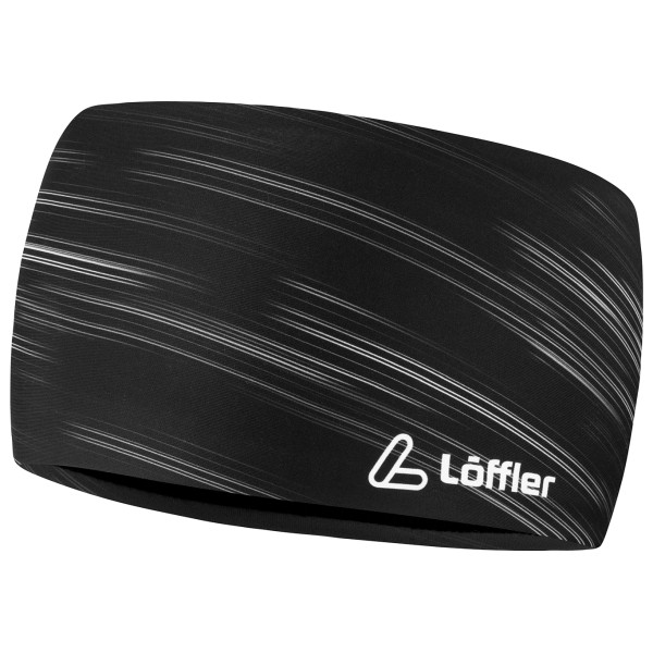 Löffler - Snowfall Design Headband - Stirnband Gr One Size schwarz von Löffler