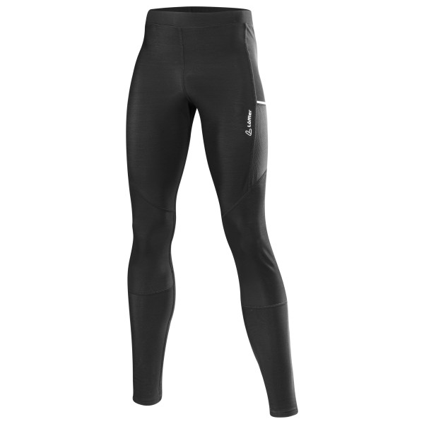 Löffler - Tights Thermo Innenvelours - Lauftights Gr 50;52;54 schwarz von Löffler