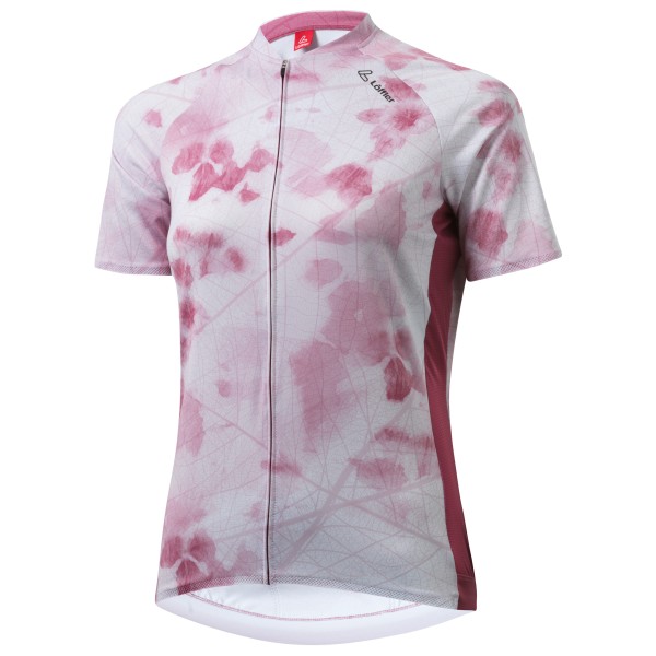 Löffler - Women's Bike Jersey Full Zip Leaf Hotbond - Velotrikot Gr 36;38;40;42;44;46 lila von Löffler