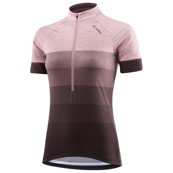 Löffler - Women's Bike Jersey Half Zip Lively Vent - Velotrikot Gr 38;40;42;44;46 rosa von Löffler