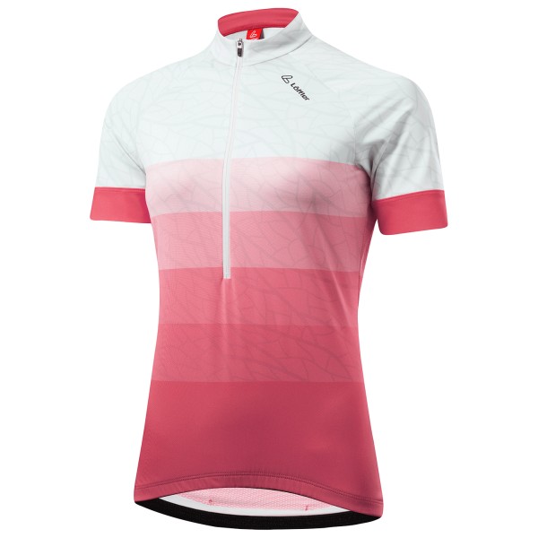 Löffler - Women's Bike Jersey Half Zip Lively Vent - Velotrikot Gr 38 rosa von Löffler