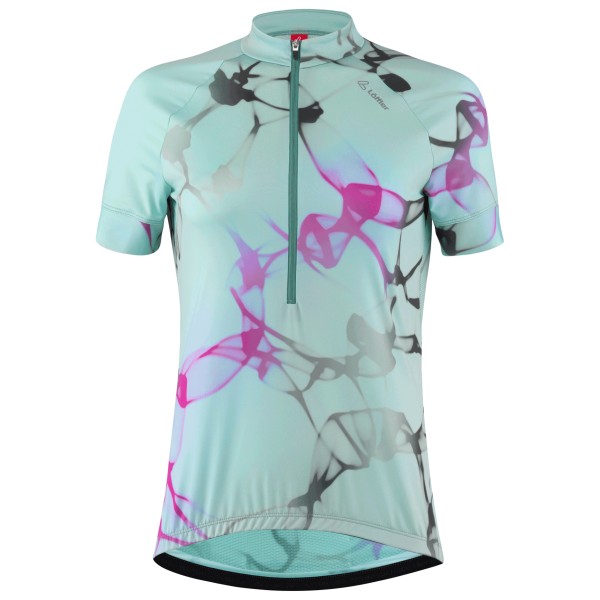 Löffler - Women's Bike Jersey Half-Zip Serenade Mid - Velotrikot Gr 38;40;42;44;46 blau;rosa;türkis von Löffler