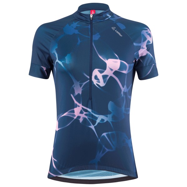 Löffler - Women's Bike Jersey Half-Zip Serenade Mid - Velotrikot Gr 38 blau von Löffler