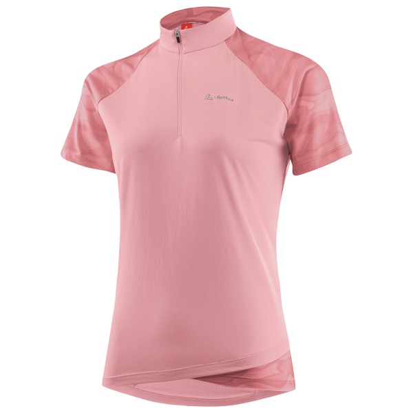 Löffler - Women's Bike Shirt Half Zip Barkly Rise - Velotrikot Gr 36;38;40;42;44;46;50 blau;rosa von Löffler