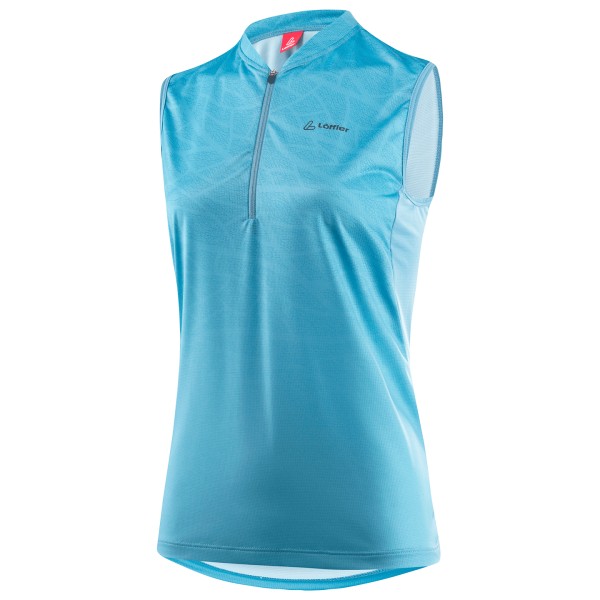 Löffler - Women's Bike Sleeveless Shirt Half Zip Cutina - Velo Singlet Gr 40;42;44 blau;rosa von Löffler