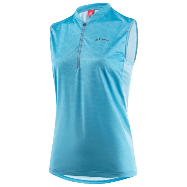 Löffler - Women's Bike Sleeveless Shirt Half Zip Cutina - Velo Singlet Gr 44 blau von Löffler